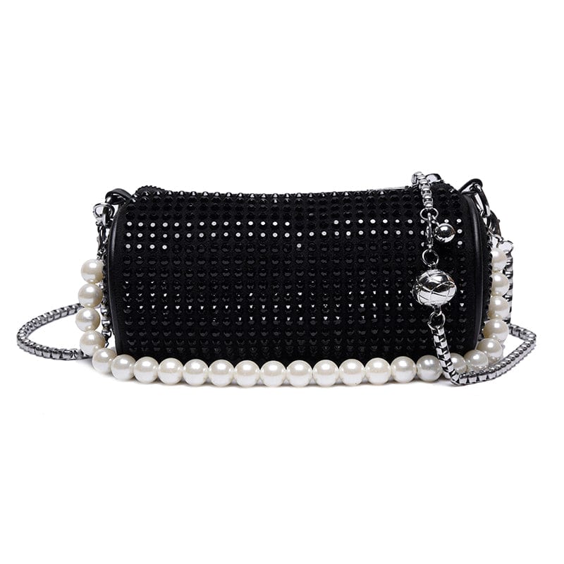 3black HEC Women Luxury Shining Shoulder Purses Fashion Quality Crystal Women Diamonds Party Clutch Handbag