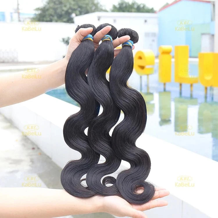 3PCS KBL 100% Natural Cuticle Aligned Body Hair Brazilian Human Hair Wave Bundles Original Wholesale Raw Virgin Hair Vendors