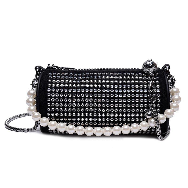 3white HEC Women Luxury Shining Shoulder Purses Fashion Quality Crystal Women Diamonds Party Clutch Handbag