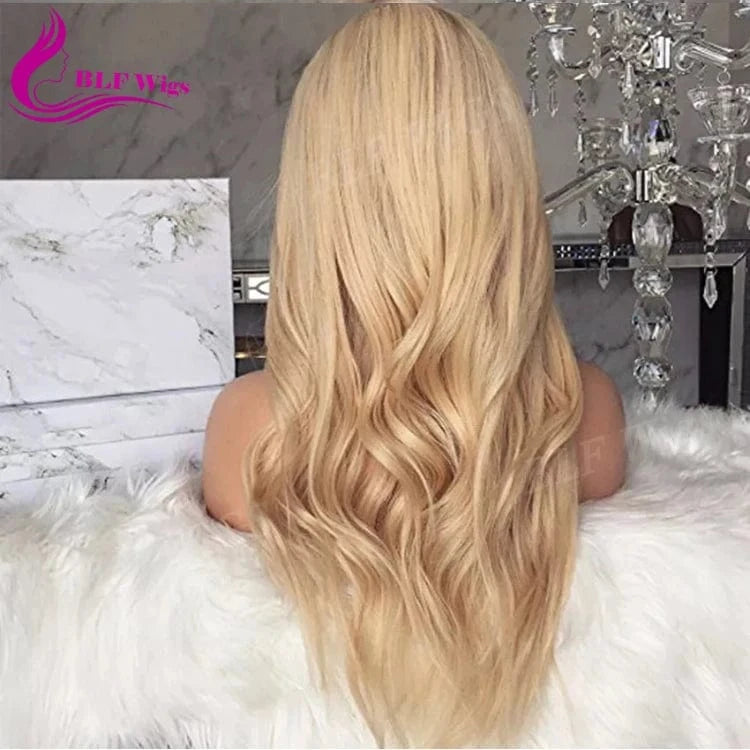 4 613 Ombre Color Full Lace Wig European Human Hair Wigs for White Women