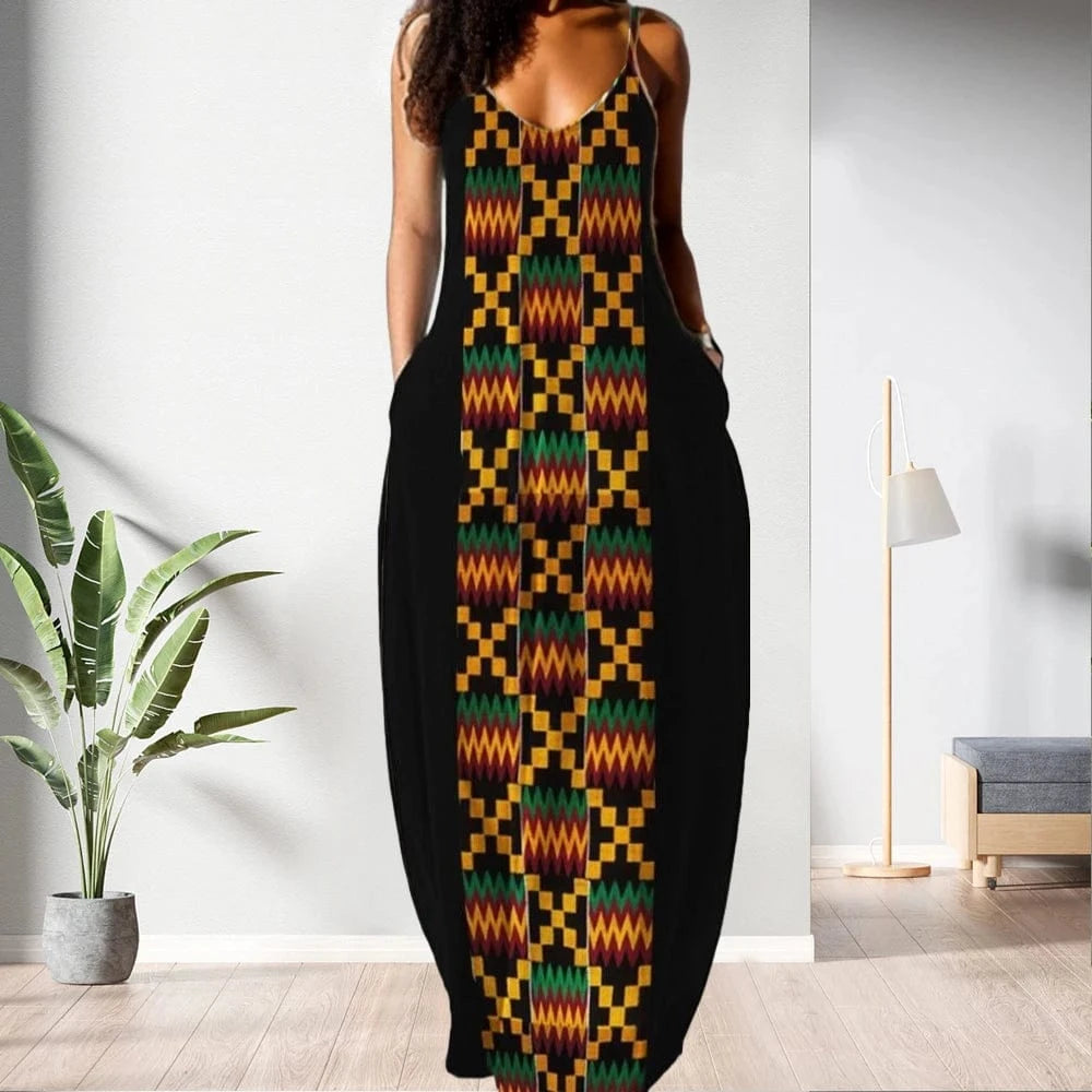 4 XL / pic2 D1202ME21 2023 New Design Digital Printing Fashion Midi Sling Dress Sehe Fashion