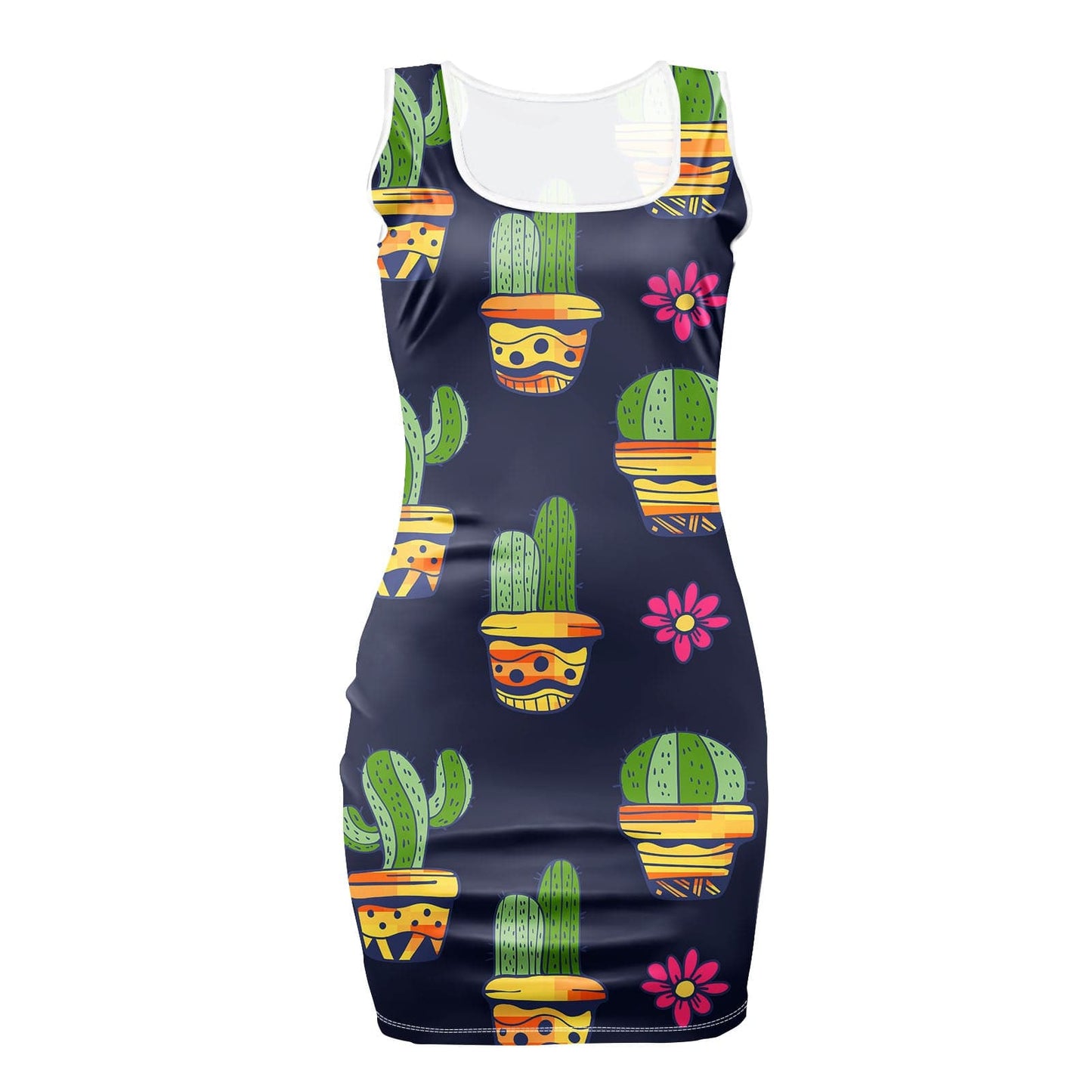 4 XL / XMGW3085D37 Polynesian Red Tribal Print Sexy Bodycon Ladies Elegant Dress Summer  Women Clothing 2023 Women Clothing Trend Fashion Dress