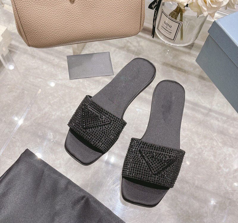 40 / black TX wholesale casual stock thick sole candy color slippers women flat sandals