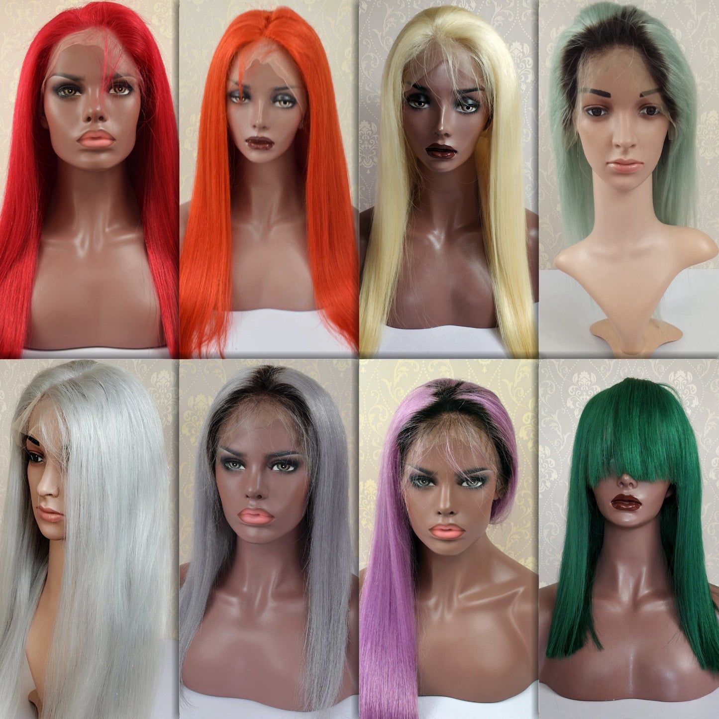 40 Inches / Red New Arrival Peruvian Virgin Human Hair 40inch 99J Cuticle Aligned Virgin Wigs Vendors