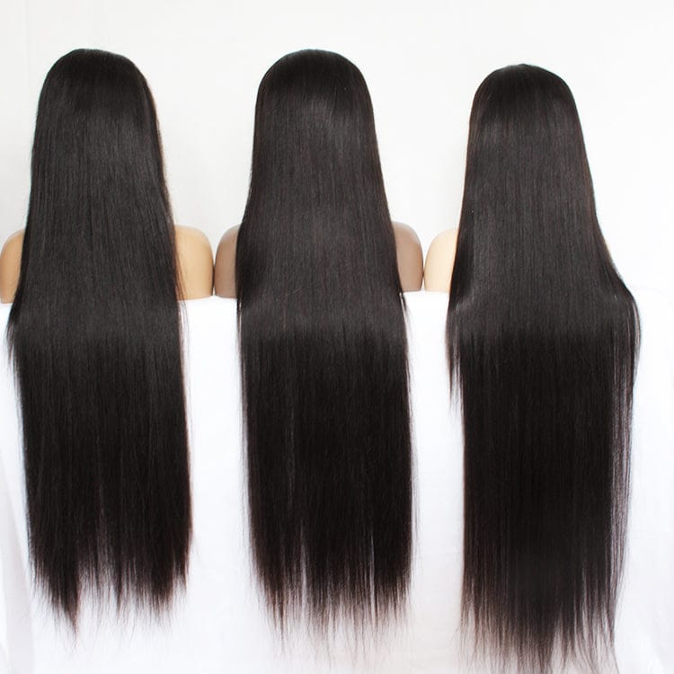 40 Inches / Silk Straight LIve Stream  Long 40inch deep wave Silk Straight Transparent 13x4 Lace Frontal Wig