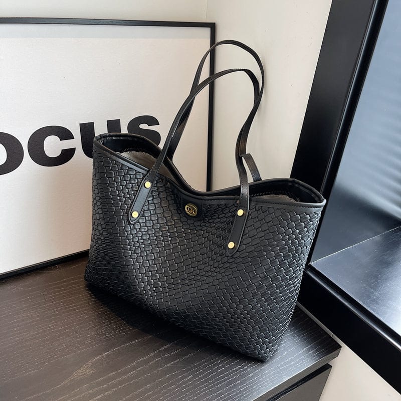 40cm*14cm*26cm / Black New Fashion Handbags 2023 Light Lady High Capacity Tote Bags Lady Design Purses For Ladies