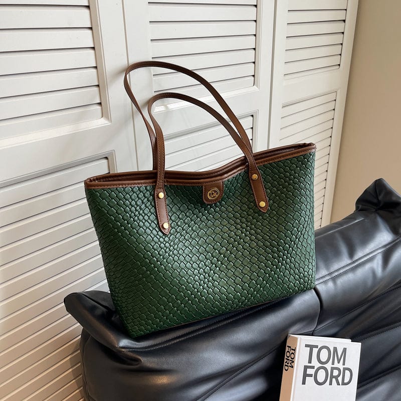 40cm*14cm*26cm / green New Fashion Handbags 2023 Light Lady High Capacity Tote Bags Lady Design Purses For Ladies