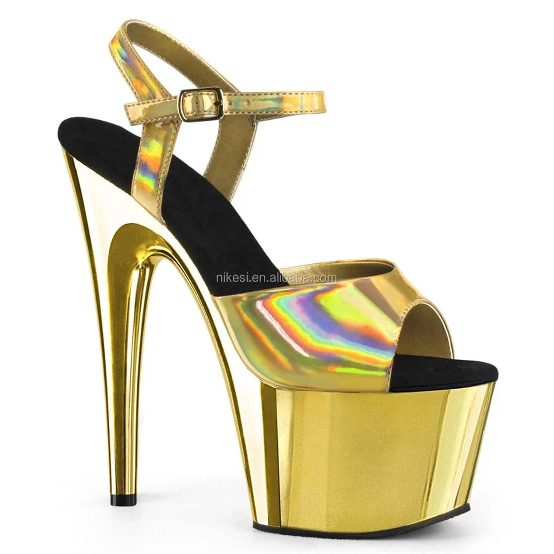 41 / 5 Model shoes 17cm ultra high heel sandals bar mitzvah high heel catwalk women feel comfortable pole dancing shoes