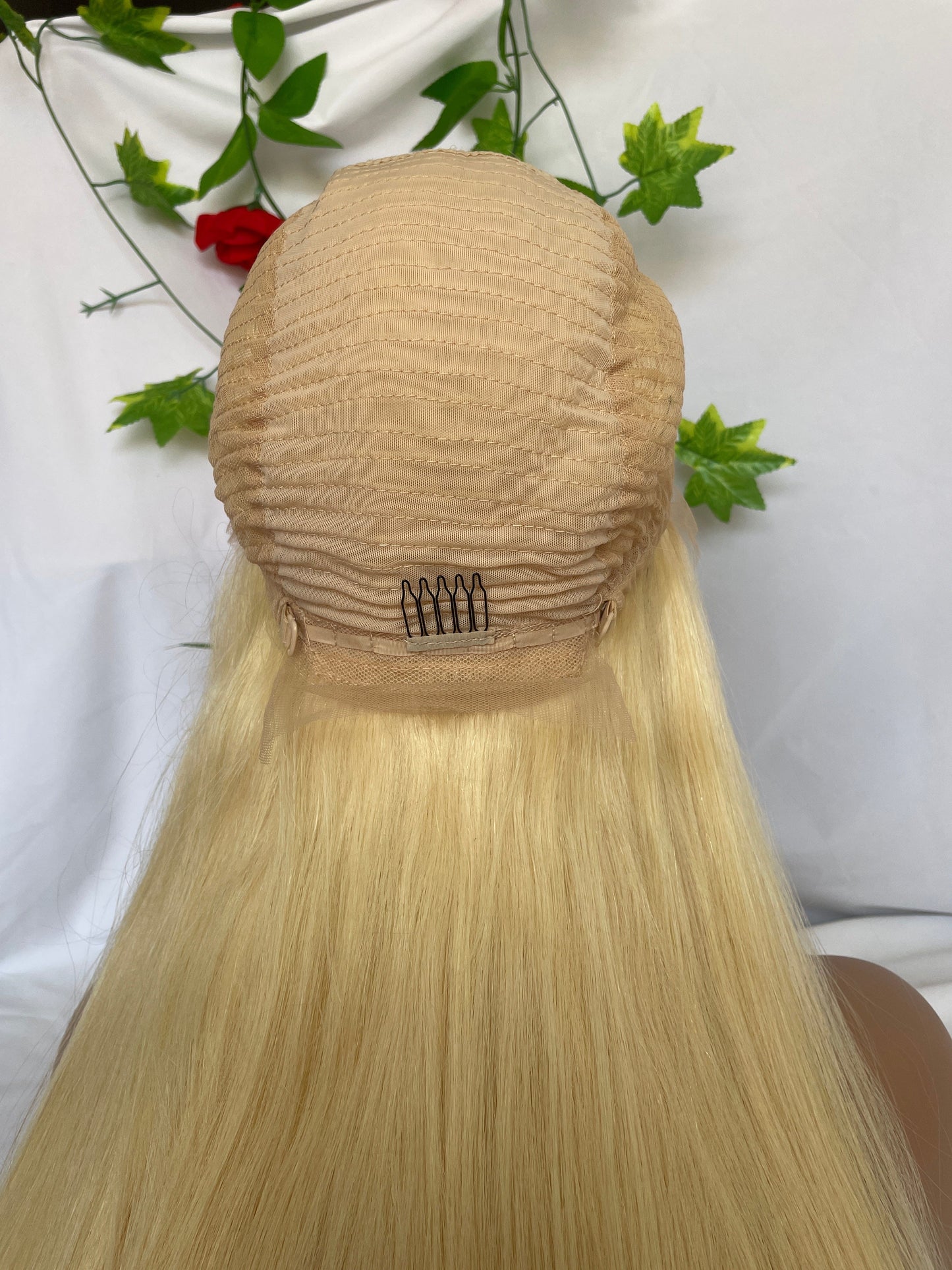 44 inch / #613 44 Inches 13x6  Lace Front Wigs Brazilian Hair Human Virgin Hair #613 Lace Front wigs
