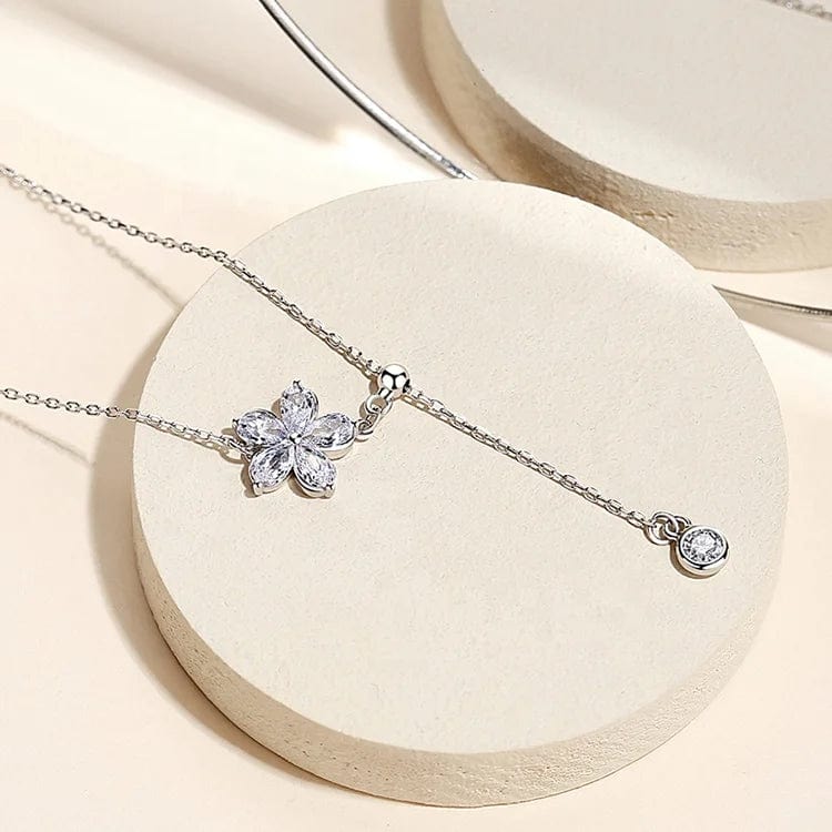 45cm+5cm / White OEM&ODM Chinese Cubic Zirconia Custom Hot Sale Custom Name Real Gold Made Necklaces