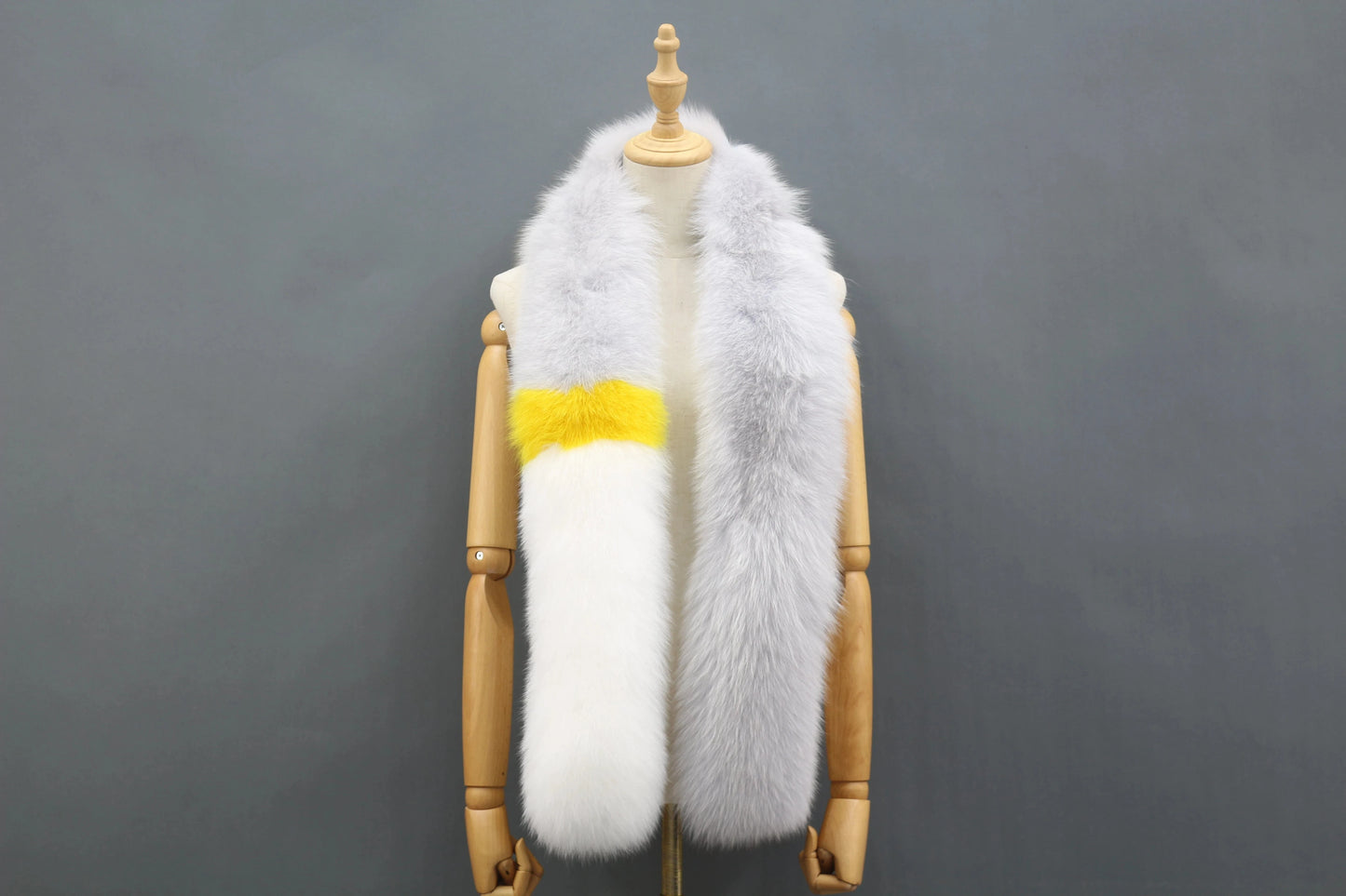 5 Modern Long Hair Genuine Fox Fur Accessory Lady Winter fox Fur Scarf