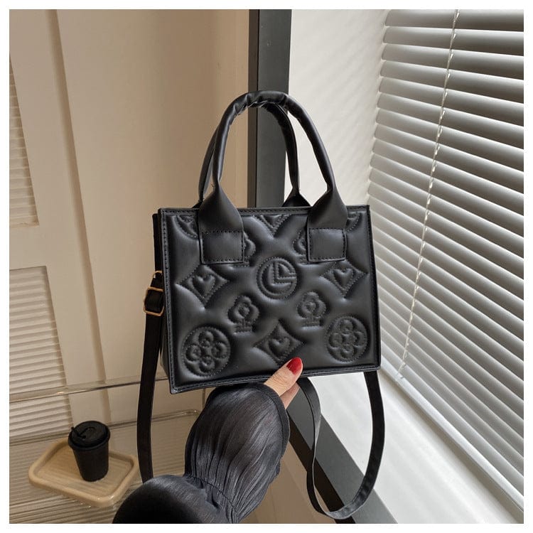 5 Popular hot selling square handbag women's shoulder bag pu top quality designer square bag