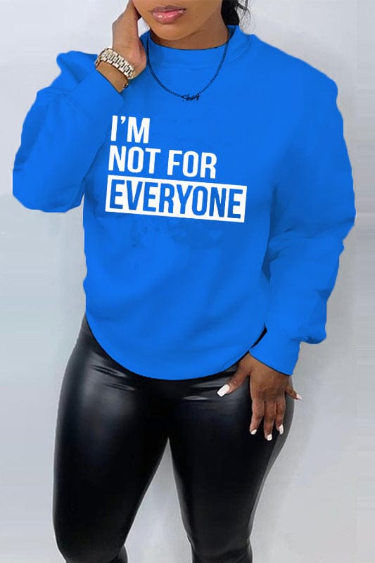 5 XL / Blue OEM Custom Long Sleeves Crew Neck Sweatshirt Casual Slim Plain Jogger Sport Letter Printed Women Sweatshirt