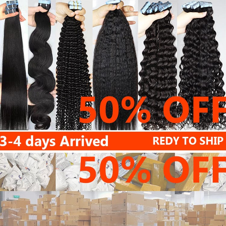 50% OFF raw indian tape in extensions virgin human hair double drawn tape in hair extensions