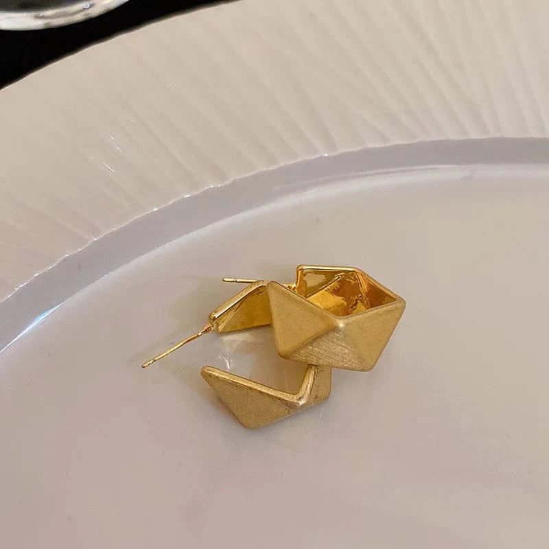 6 Fashion earrings 2023 fashion jewelry rings fine jewelry ring 18Kgold plated women rings