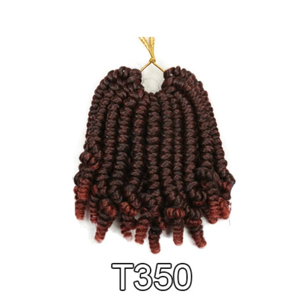 6 Inches / 1B/30 6" Natural Crochet Hair Suppliers Colorful Jerry Curl Expression Crochet Braid Short Hair Dreadlocks Kinky Twist For Baby Girl