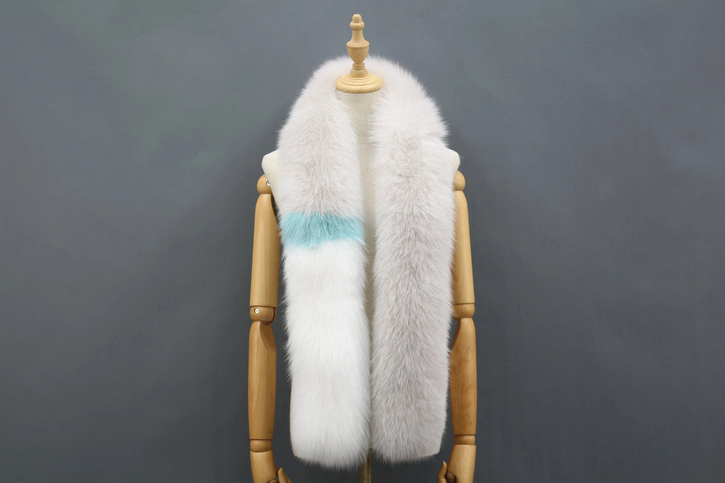 6 Modern Long Hair Genuine Fox Fur Accessory Lady Winter fox Fur Scarf