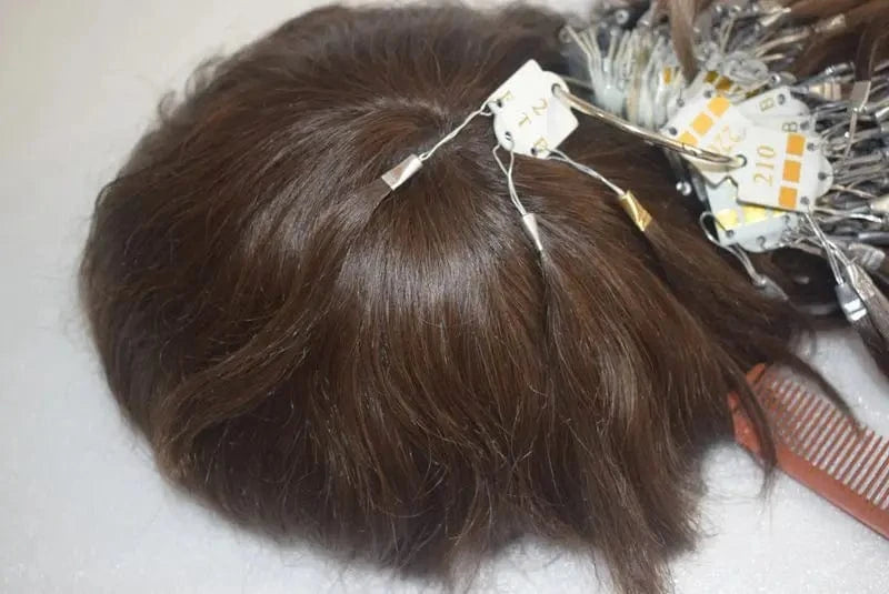 6inches / #2 / 8X10 Big Promotion Wholesale Indian Remy Human Hair Toupee Cheap Toupee For Men Natural Color Men's Toupee Hair Replacement System