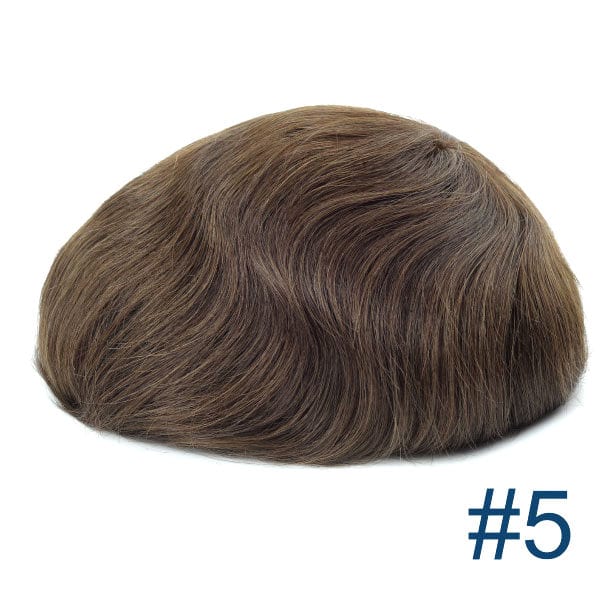 6inches / #5 / 8X10 new times hair mens toupee hair product men toupee thin skin ng toupee hair wig