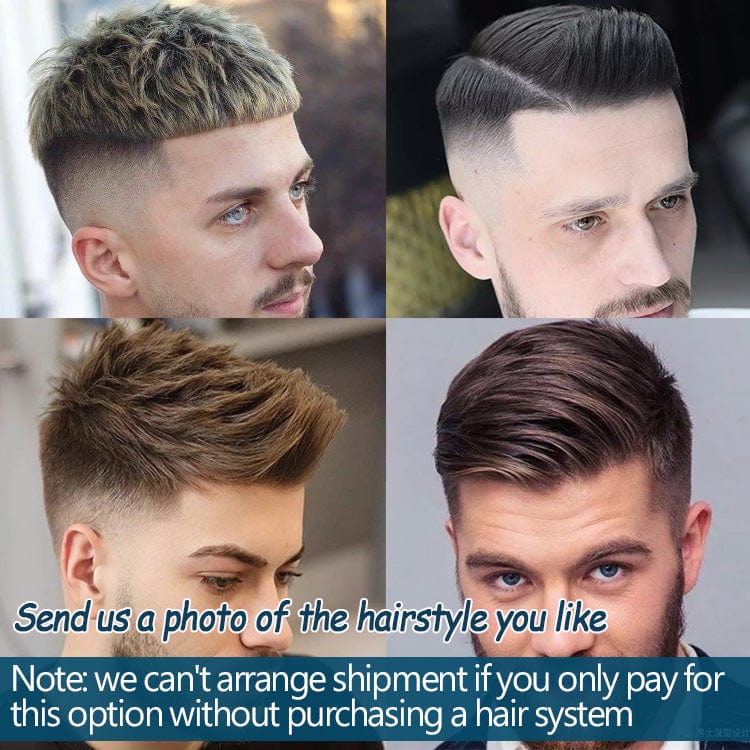 6inches / extra fee for haircut service / 8X10 new times hair mens toupee hair product men toupee thin skin ng toupee hair wig