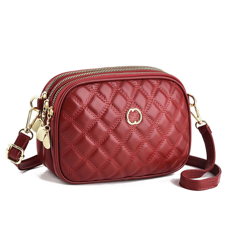 7 Affordable women's cross body sling bag chain lozenge pattern women's messenger bag designer luxury brand bags