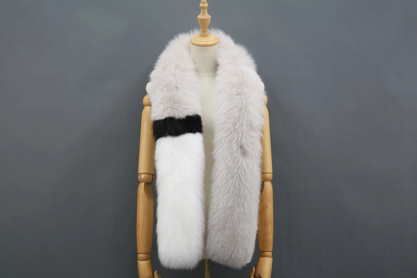7 Modern Long Hair Genuine Fox Fur Accessory Lady Winter fox Fur Scarf