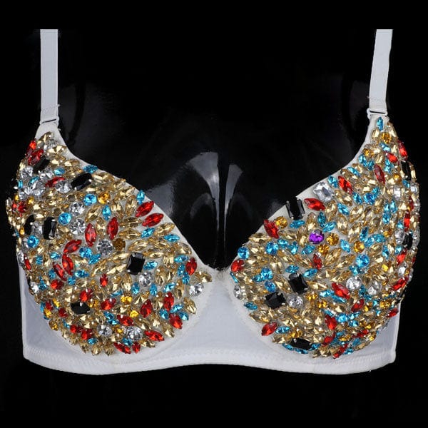 70F / multicolor / 38 Custom OEM Crystal Underwear Lingerie Backless Beautiful Push Up Bra For Ladies Girls Woman