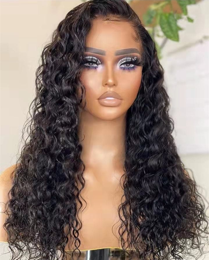 8 Inches / 130% Density 13*4 Lace Front Wig7 High 250% Density Chestnut Brown Color Kinky Curly Short Bob Wig Pre plucked Invisible Knots Real Raw Human Hair Lace Front Wigs