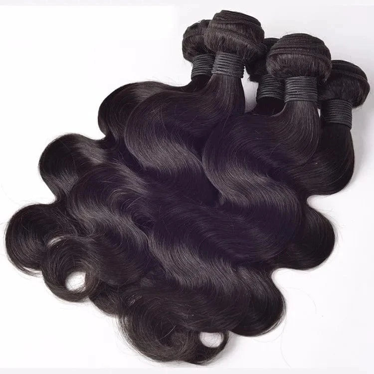 8 Inches / Boby Wave AngelBella Cheap Hair Bundles 30 Inches Free Shipping Mink Vietnamese Hair Bundles Real Human Hair Bundles With Closure