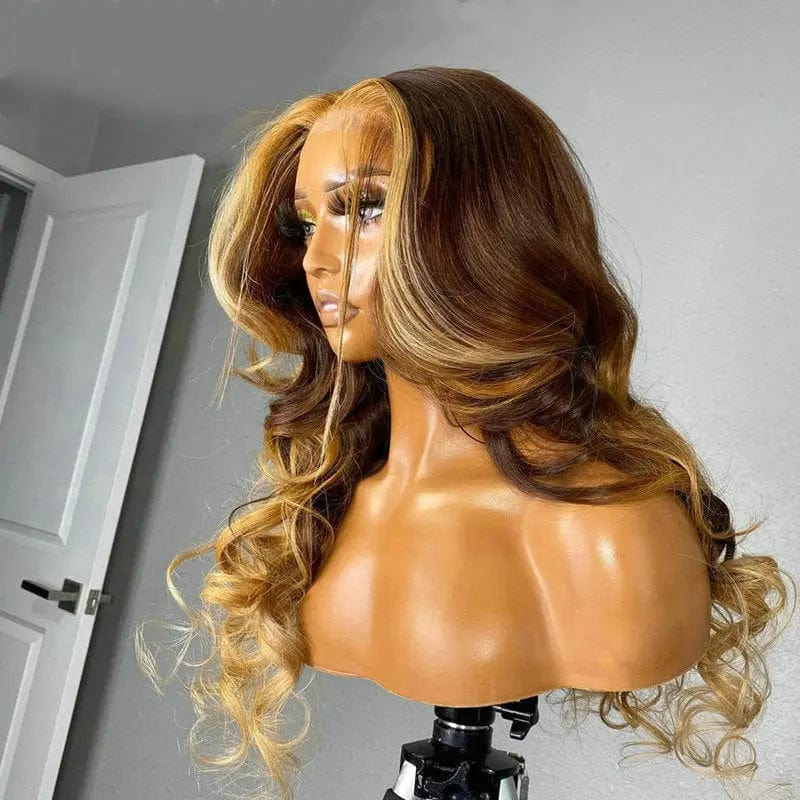 8 Inches / Color 1 Allure Romance Highlight Brown Color Loose Wave