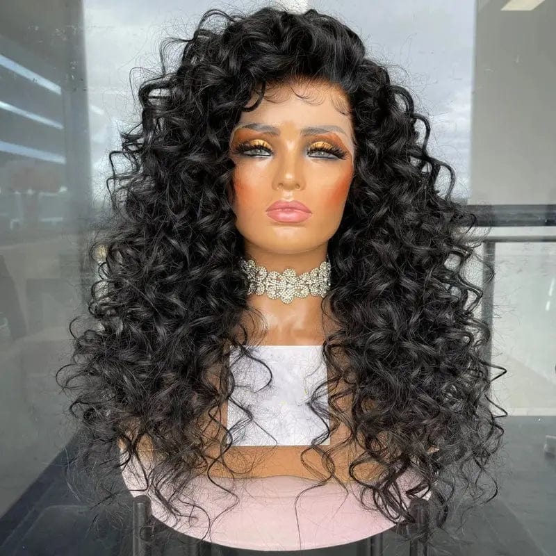 8 Inches / Color 5 Wholesale Highlight Ash Brown Natural Wave 12A European Natural Human Hair Lace Front Wigs