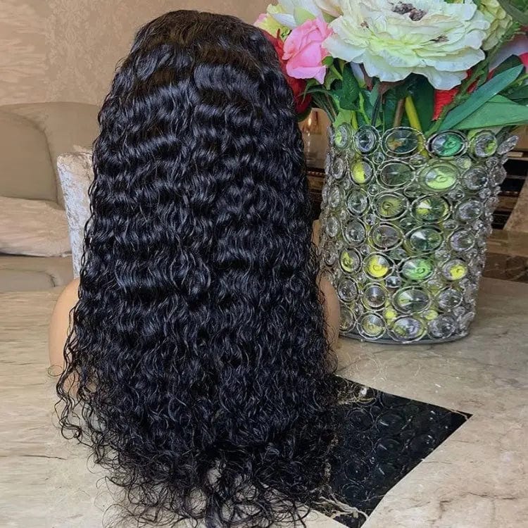 8 Inches / # Color4 Ombre Orange Color Pre Plucked Deep Curly Wig 100% Unprocessed Virgin Hair Cuticle Aligned Lace Front Wigs