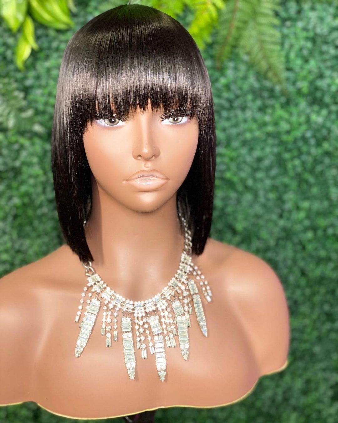 8 Inches / picture 6 New Product Real Hair Wig Mechanism Wigs Female Short Gradient Color Wave Head Real Headgear Human Hair With Bangs