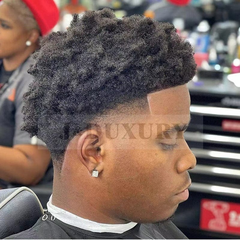 8 Inches / toupee for men 8x10 human hair toupee human hair wigs pixie cut afro toupee for black men full lace toupee for black men