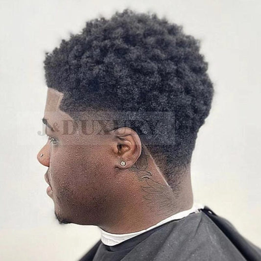 8 Inches / toupee for men 8x10 human hair toupee human hair wigs pixie cut afro toupee for black men full lace toupee for black men