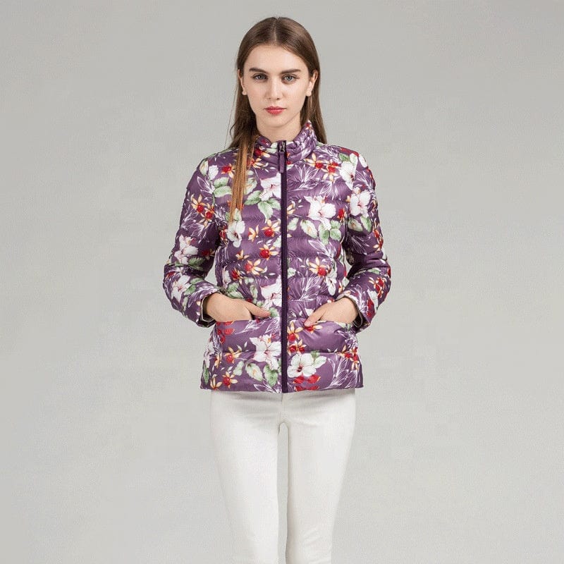 90 White Duck Down Women's Short Lightweight Coat Cotton-Padded Vest Manufacturer
