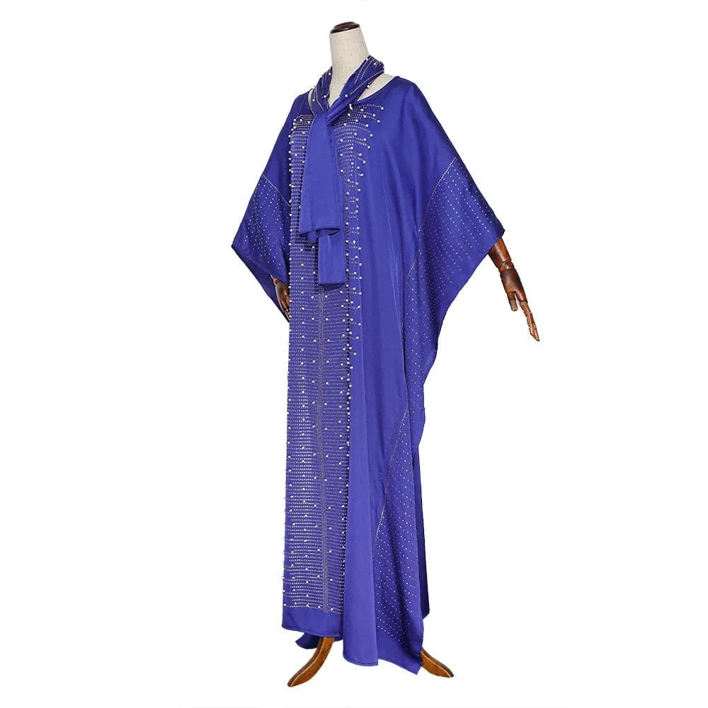 90820-MX44 sehe fashion wholesale africa bead matching scarf women dresses