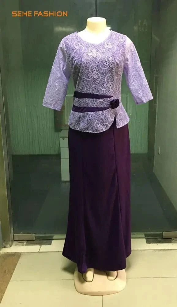 91031-MX26 wholesale elegant lace maxi dresses for sehe fashion women