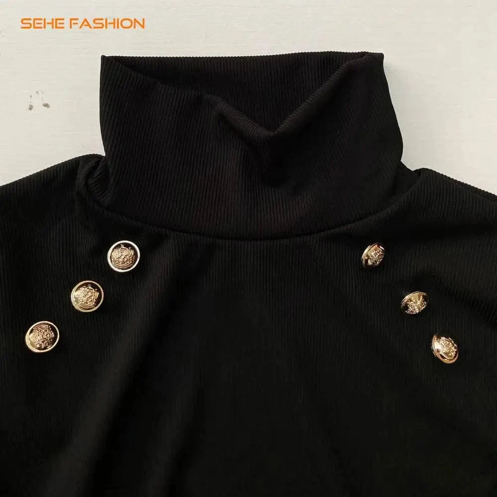 91206-MX62 sehe fashion black series hot short women bodycon dress girls