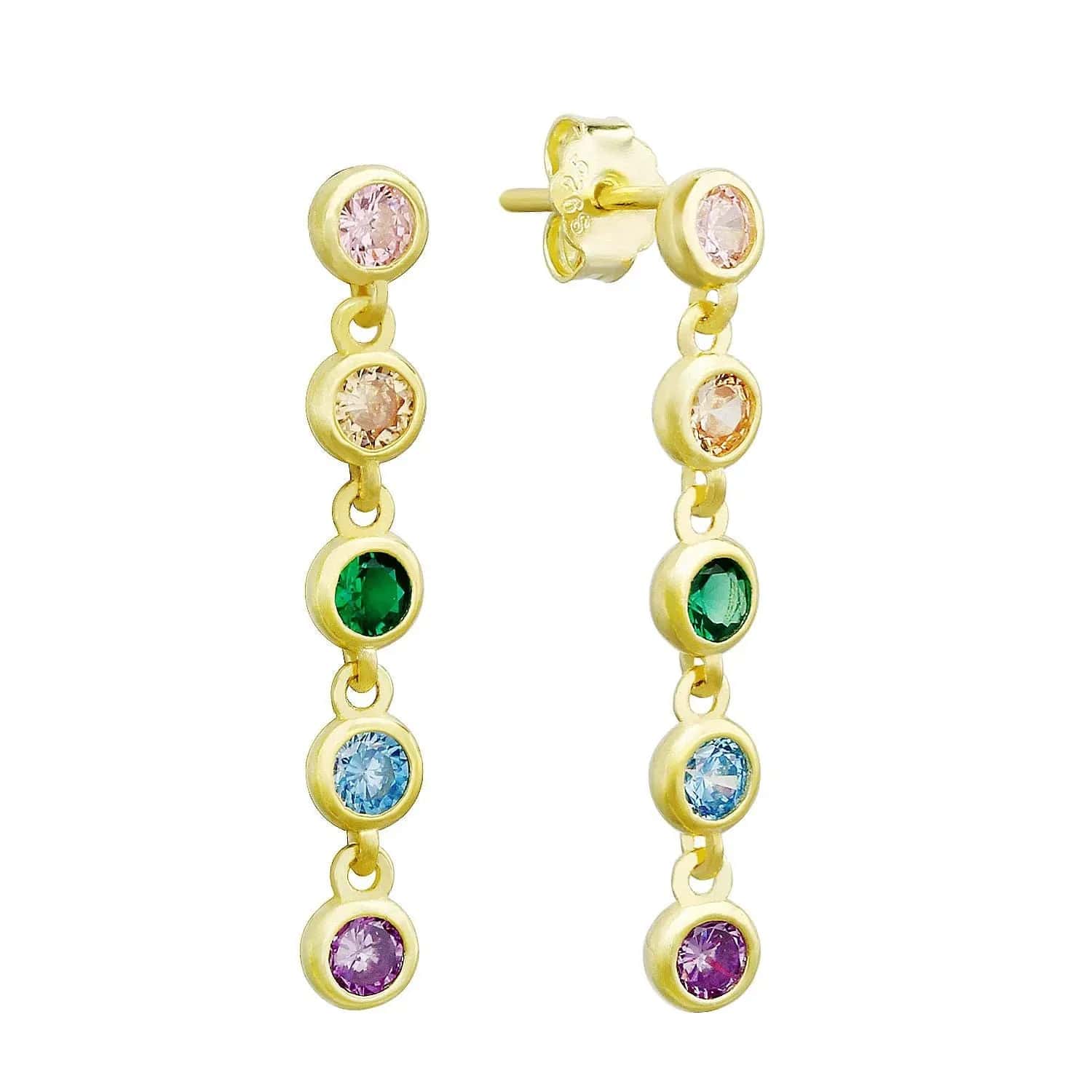 925 Sterling Silver Zirconia Ring / 925 Sterling Silver Zirconia Earring / YYE253 Slovehoony 925 Sterling Silver fashion drop Earrings 2023 women hoops with bling bling