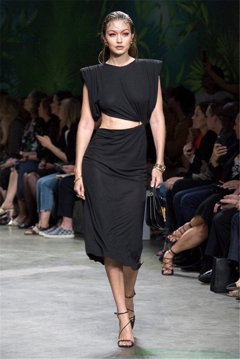 A3956 Migu Garment Digital Printed Women Fashion Dress Formal Dress Women