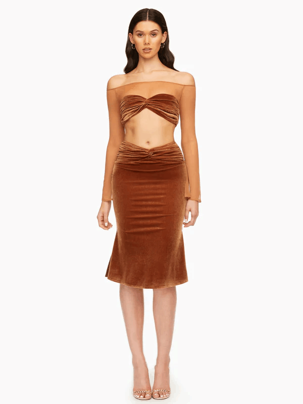 A7269 European  size causal suit short top and mini skirt Casual sexy two pieces Set