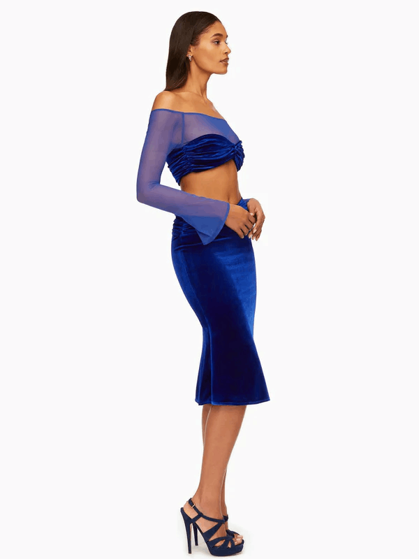 A7269 European  size causal suit short top and mini skirt Casual sexy two pieces Set