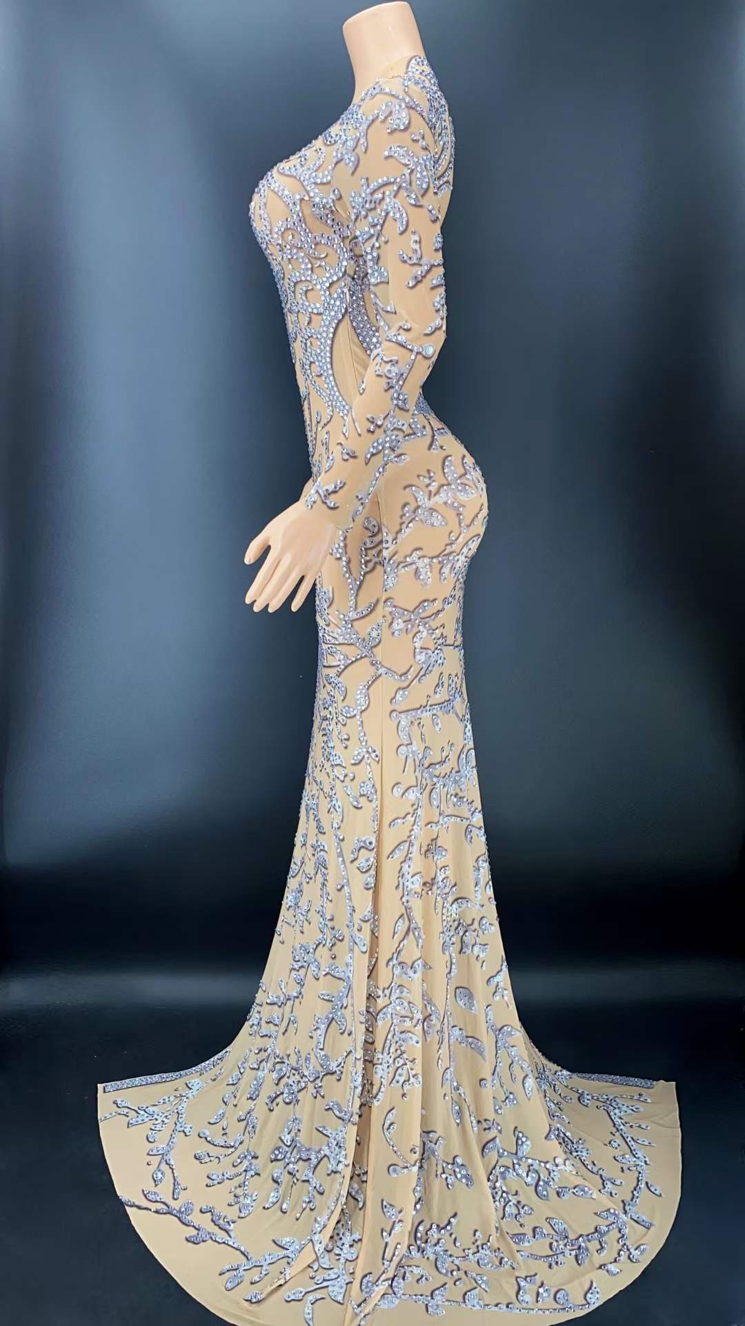 AD1182 Mother Of The Bride Dresses Elegant Women Sexy Diamonds Prom Gowns Evening Dress Party