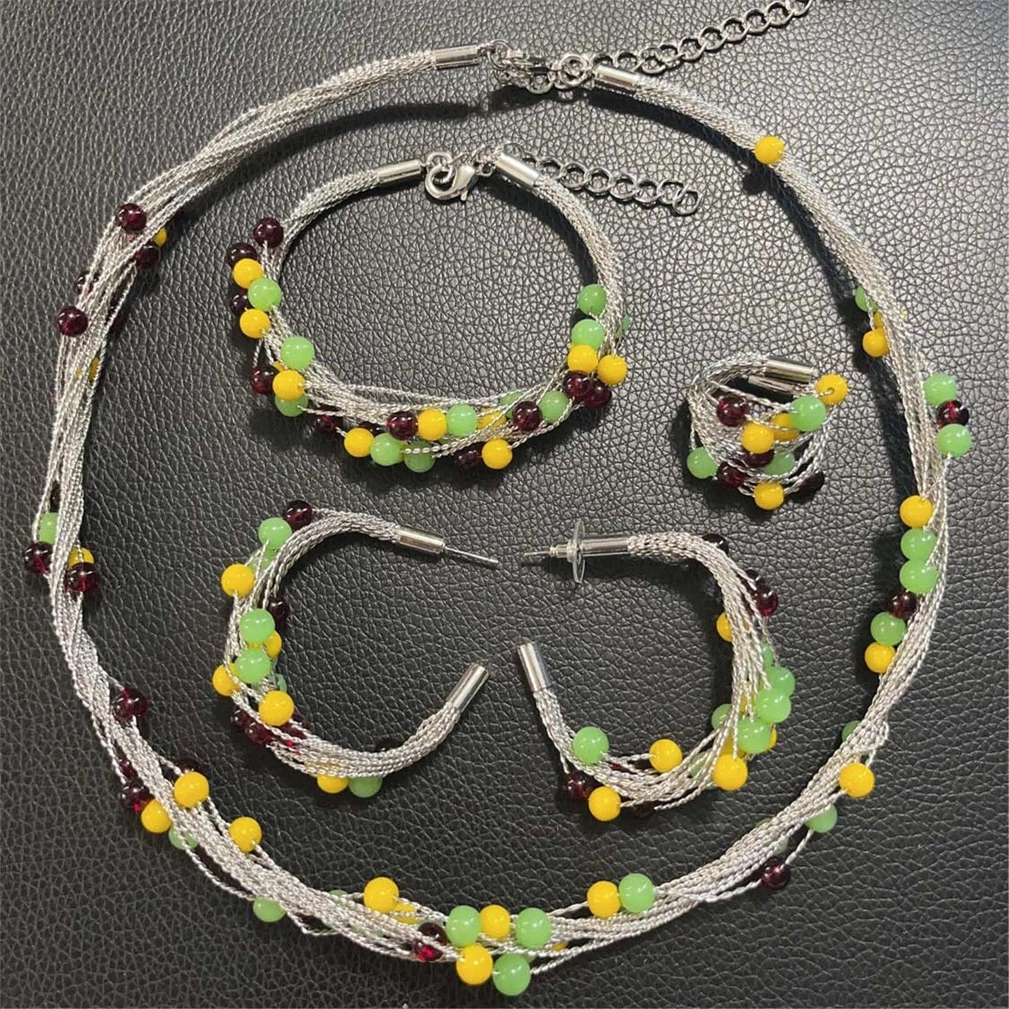 adjustable / 5 New Arrivals Wedding 18K 24K Gold Plated Hot Sale Women Excellent Jewelry Set Gift Custom Party Birthday High Quality Jewels