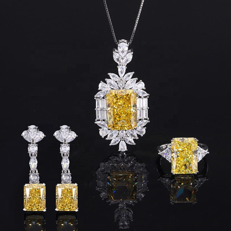 ADODO jewelry 2023 Fashionable Custom Vintage Ring Bracelet Earrings Necklace Crystal Jewelry Set