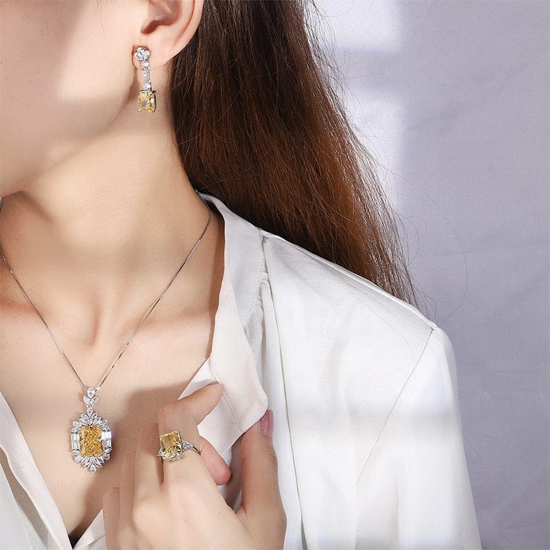 ADODO jewelry 2023 Fashionable Custom Vintage Ring Bracelet Earrings Necklace Crystal Jewelry Set