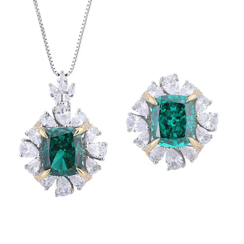 ADODO jewelry Elegant Classic Woman 925 silver Plated Factory Promotional Necklace+Earring+Rings Bridal jewelry Sets Wedding