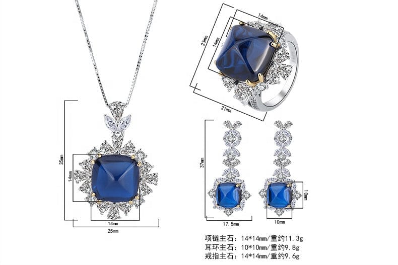 ADODO jewelry Wholesale Shell Mother Of Pearl 18K Pvd Gold Plated Stainless Steel Four Leaf Clover Jewelry set For Women