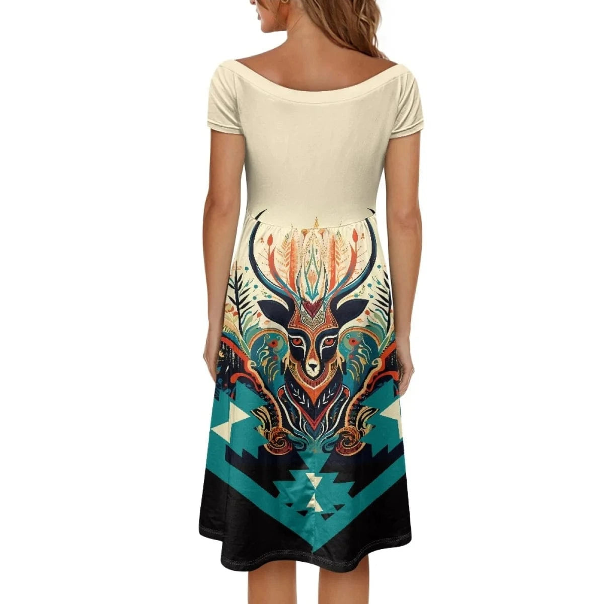 African Arts Custom Print Summer Dresses for Women Casual Tshirt Short Sleeve Floral Sundress Beach Cover Ups Female Party Dress